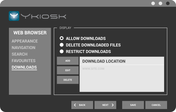YKiosk software - downloads